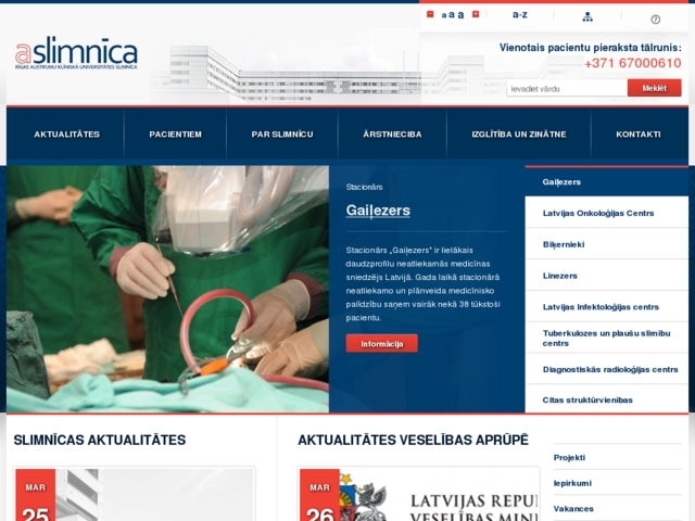 Rīgas Austrumu klīniskā universitātes slimnīca, Osteoporozes centrs, SIA